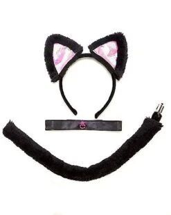 Black And Pink Cat Costume Kit -Online Halloween Costumes 00186742 c