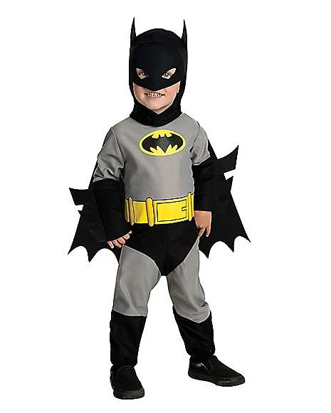 Toddler Batman One Piece Costume - DC Comics 1 Toddler Batman One Piece Costume - DC Comics