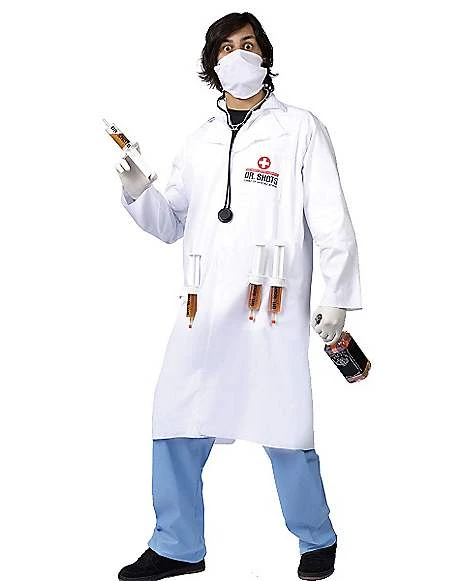 Adult Dr. Shots Doctor Costume 1 Adult Dr. Shots Doctor Costume