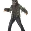 Kids Howling At The Moon Gray Wolf Costume
