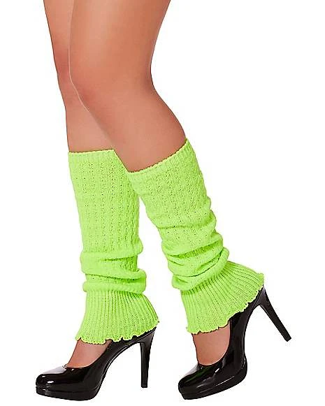 Neon Green Leg Warmers 1 Neon Green Leg Warmers