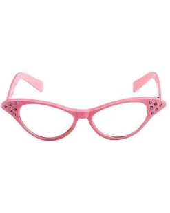'50s Pink Rhinestone Glasses