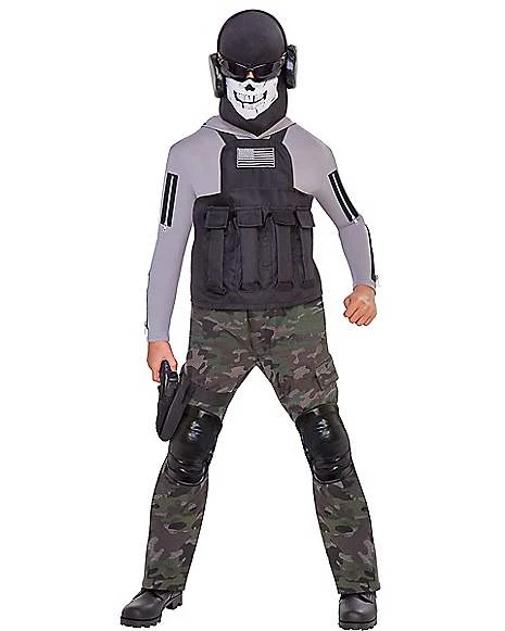 Kids Skull Commando Costume 1 Kids Skull Commando Costume