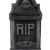 16 Inch RIP Skull Tombstone