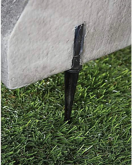 3 Ft Spooky Cross Tombstone 3 3 Ft Spooky Cross Tombstone - Image 3