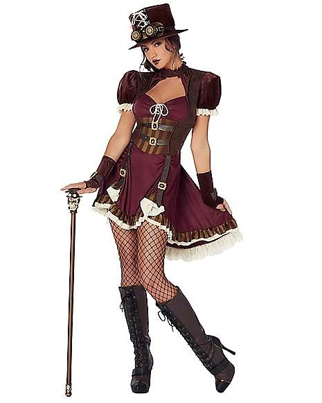 Adult Steampunk Dress Costume 1 Adult Steampunk Dress Costume