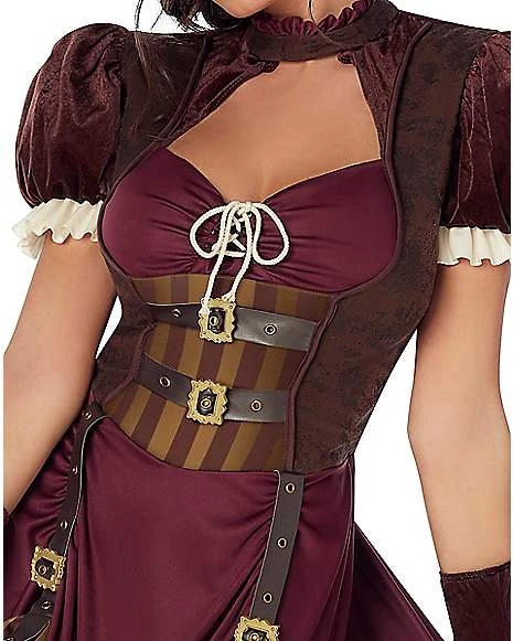 Adult Steampunk Dress Costume 3 Adult Steampunk Dress Costume - Image 3