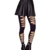 Black Cutout Tights