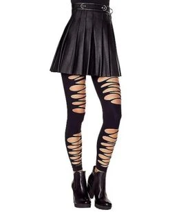 Black Cutout Tights