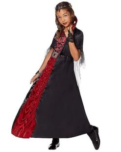 Kids Royal Vampiress Dress Costume -Online Halloween Costumes 01225523 c