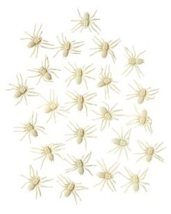 Glow In The Dark Spiders - 24 Pack
