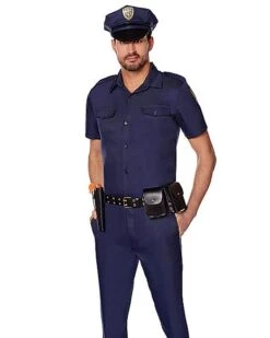 Adult Police Officer Costume - Deluxe -Online Halloween Costumes 01261387 a