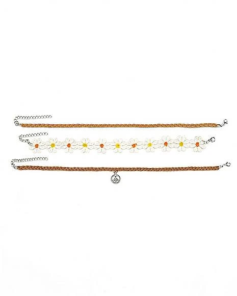 Hippie Choker Necklace Set 1 Hippie Choker Necklace Set