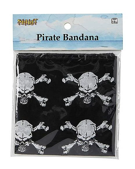 Skull Pirate Bandana 2 Skull Pirate Bandana - Image 2