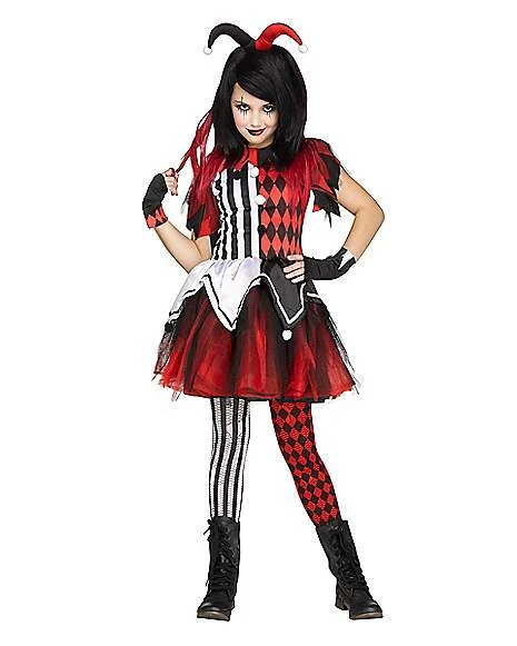 Kids Horror Harlequin Costume 1 Kids Horror Harlequin Costume