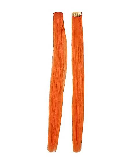 Orange Hair Extensions 1 Orange Hair Extensions