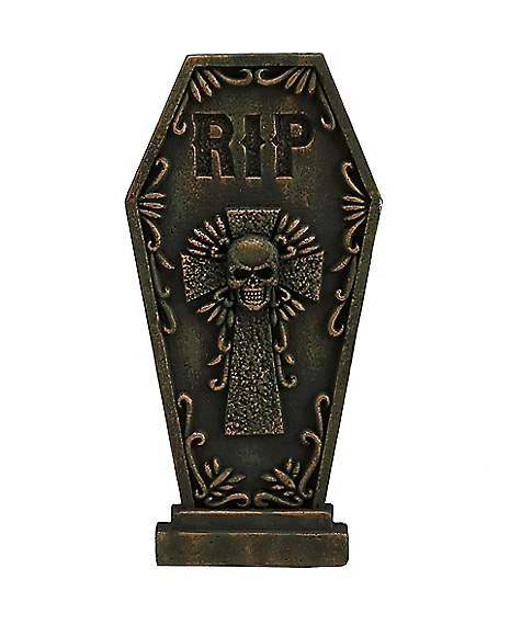 2 Ft RIP Skull Tombstone 1 2 Ft RIP Skull Tombstone
