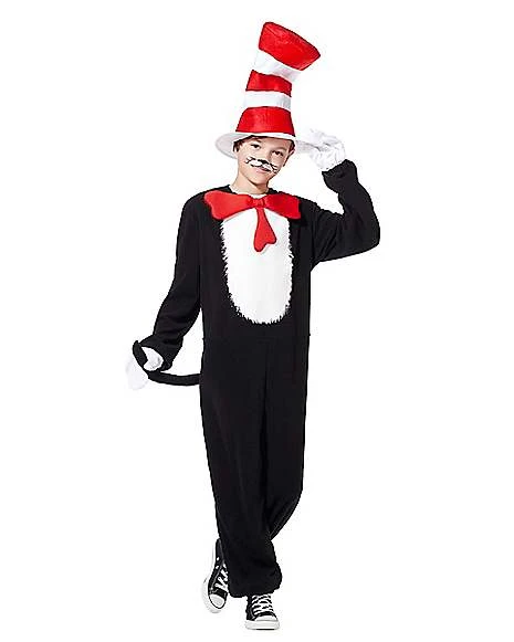Kids Cat In The Hat Costume - Dr. Seuss 2 Kids Cat In The Hat Costume - Dr. Seuss - Image 2