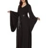 Adult Black Hooded Dress