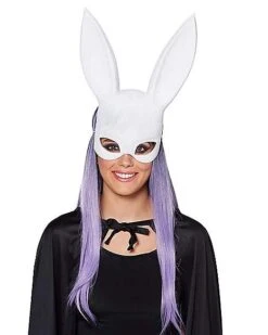 Black Glitter Bunny Mask -Online Halloween Costumes 01347772 a 1