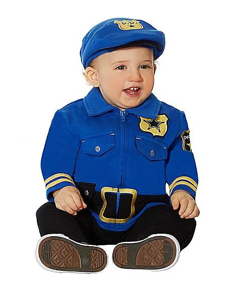 Baby One Piece Police Costume 1 Baby One Piece Police Costume