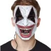 Laughing EL Wire Riot Clown Half Mask