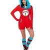 Adult Thing 1 And Thing 2 Romper Costume - Dr. Seuss