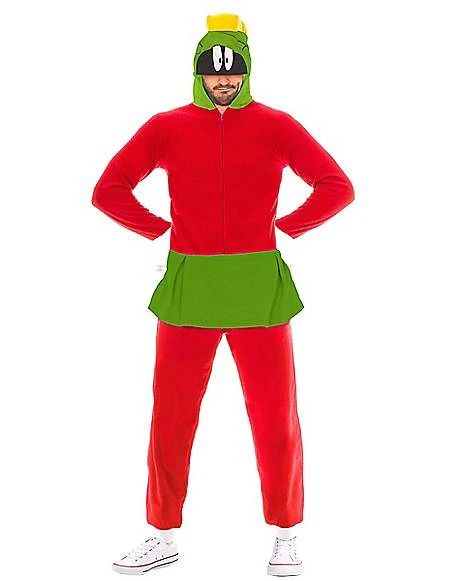 Adult Marvin The Martian Union Suit - Looney Tunes 1 Adult Marvin The Martian Union Suit - Looney Tunes