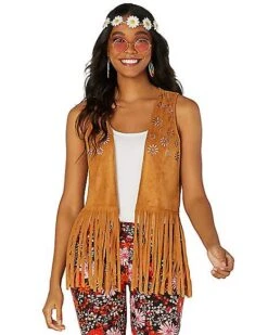 Online Halloween Costumes 11 Fringed Hippie Vest