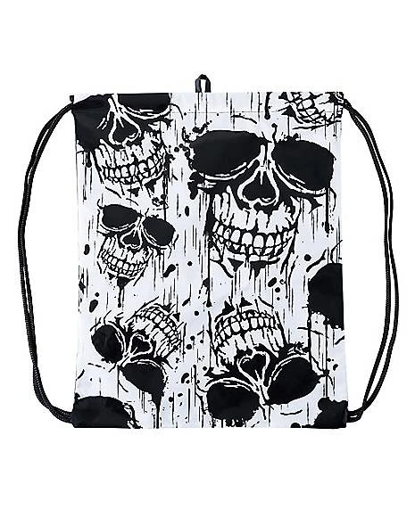 Realistic Skull Cinch Bag 1 Realistic Skull Cinch Bag