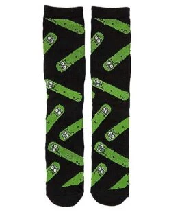 Pickle Rick Crew Socks - Rick And Morty