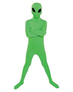 Kids Green Alien Skin Suit Costume 7 Kids Green Alien Skin Suit Costume -Online Halloween Costumes 01414929 d