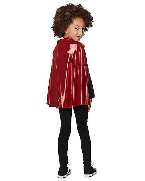 Kids Red Cape And Mask 2 Kids Red Cape And Mask - Image 2