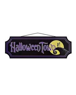 Halloween Town Sign - The Nightmare Before Christmas