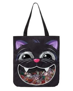 Black Cat Candy Tote Bag