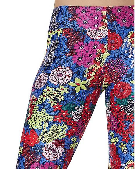 Adult Flower Bell Bottom Pants 3 Adult Flower Bell Bottom Pants - Image 3