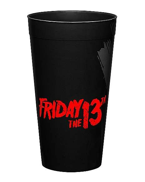 Jason Voorhees Mask Plastic Cup - Friday The 13th 2 Jason Voorhees Mask Plastic Cup - Friday The 13th - Image 2