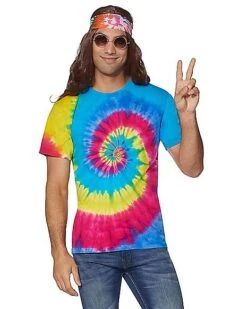Online Halloween Costumes 15 '60s Tie Dye T Shirt