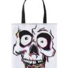 Skull Candy Window Tote Bag