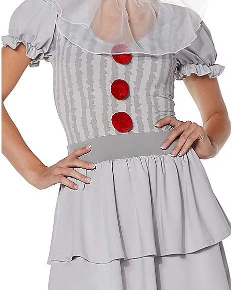 Adult Pennywise Dress Costume - It: Chapter Two 4 Adult Pennywise Dress Costume - It: Chapter Two - Image 4