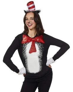 Adult Cat In The Hat Costume Kit - Dr. Seuss