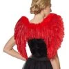 Red Feather Devil Wings