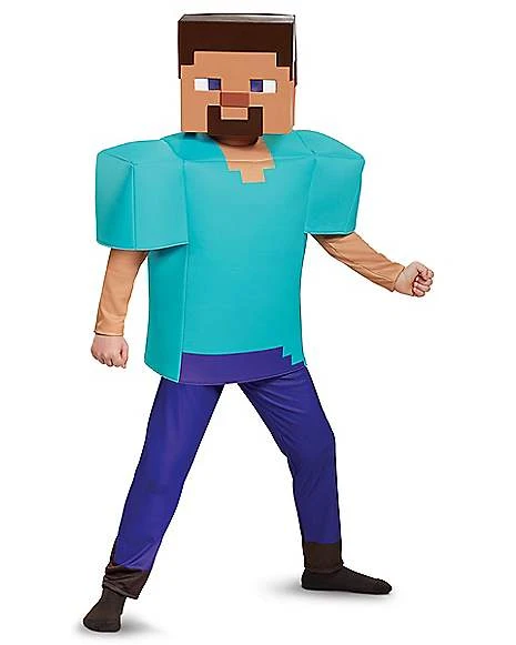 Kids Steve Costume Deluxe - Minecraft 3 Kids Steve Costume Deluxe - Minecraft - Image 3