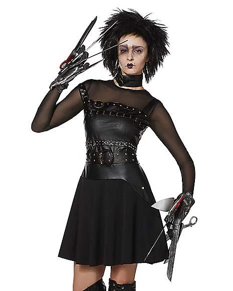 Adult Edward Scissorhands Costume Dress 2 Adult Edward Scissorhands Costume Dress - Image 2
