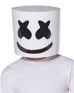 Kids Mesh Marshmello Half Mask