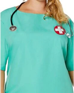 Adult ER Surgeon Plus Size Costume -Online Halloween Costumes 01463249 f