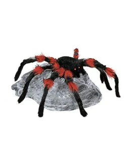 21 Inch LED Red And Black Jumping Spider Animatronic 9 21 Inch LED Red And Black Jumping Spider Animatronic -Online Halloween Costumes 01463447 d