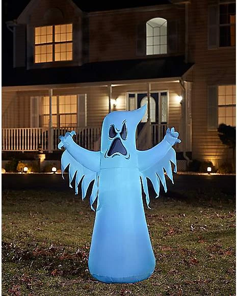 4 Ft LED Ghost Inflatable Decoration 1 4 Ft LED Ghost Inflatable Decoration