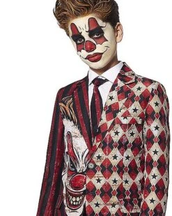 Kids Creepy Clown Suit -Online Halloween Costumes 01477231 c