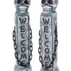 21 Inch Welcome Tombstone Pillars